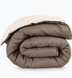 Bare Comforter - Twin/Twin XL Taupe-Sand Reversible 1632