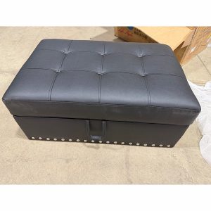 Storage Ottoman - Faux Leather