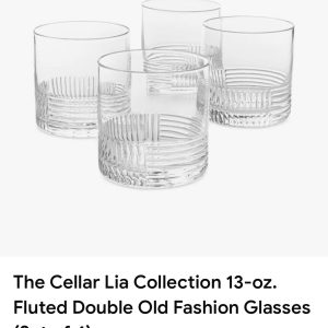 #11 10/3 Fluted Rock Glasses